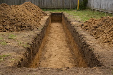 Нужна ли траншея для фундамента?