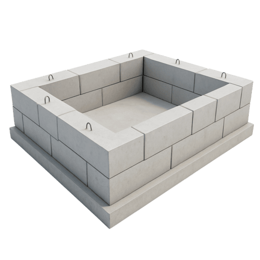 Фундамент из блоков ФБС в Москве